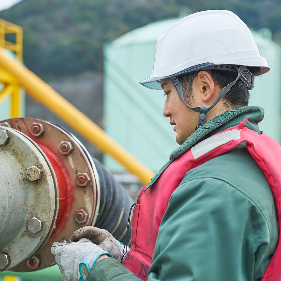 唐津ガスターミナルのヒト