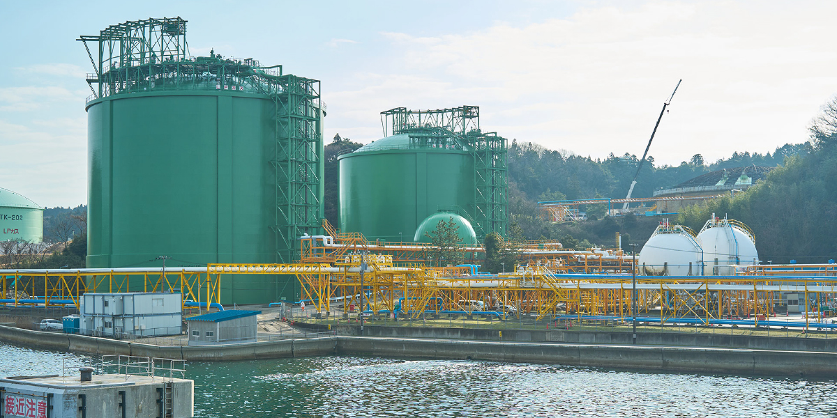 七尾ガスターミナルのヒト