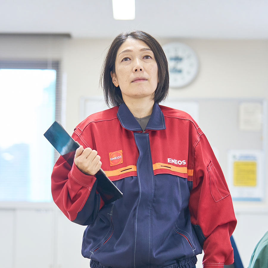 七尾ガスターミナルのヒト