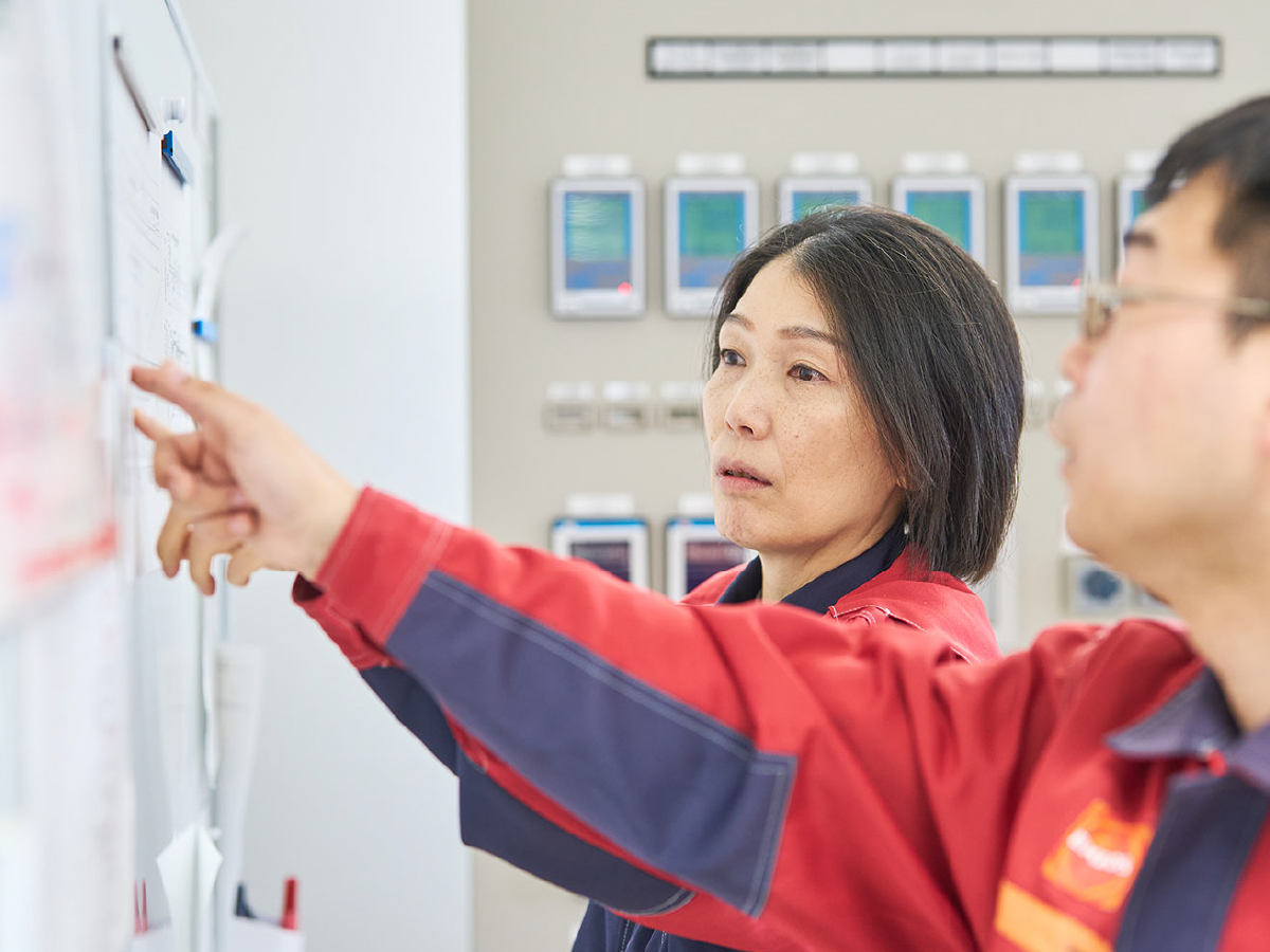 七尾ガスターミナルのヒト